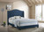 Sonoma Upholstered Bed Queen Blue