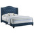 Sonoma Upholstered Bed Queen Blue