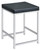 Afshan Upholstered Square Vanity Stool Gray