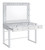 Umbridge 3-Drawer Vanity With Lighting Pearl Silver