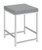 Umbridge Vanity Stool Silver