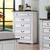 Hillcrest 5-Drawer Chest White