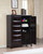 Phoenix 6-Drawer Man's Chest Brown