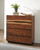 Winslow 4-Drawer Chest Brown