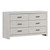 Brantford 6-Drawer Dresser Coastal White