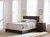 Dorian 4 Piece Bedroom Set Upholstered Full Bed Brown