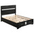 Miranda Full Bed 4 Piece Set Black