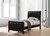 Carlton Twin Bed 4 Piece Set Black And Brown