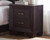 Dorian 4 Piece Bedroom Set Upholstered Twin Bed Brown