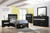 Miranda Twin Bed 5 Piece Set Black
