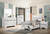 Miranda Twin Bed 5 Piece Set White
