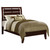 Serenity Twin Bed 5 Piece Set Brown