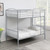 Anson Twin over Twin Bunk Bed With Ladder White