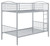 Anson Twin over Twin Bunk Bed With Ladder White