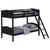 Arlo Twin over Twin Bunk Bed 64" Wood Black