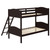 Arlo Twin over Twin Bunk Bed 64" Wood Brown