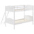 Arlo Twin over Twin Bunk Bed 64" Wood White