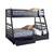 Ashton Twin Over Full 2-Drawer Bunk Bed Navy Blue