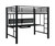 Avalon Full Workstation Loft Bed Black