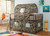 Camouflage Tent Loft Bed With Ladder Brown