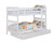 Chapman Twin Over Twin Bunk Bed White