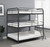 Garner Triple Triple Full Bunk Bed With Ladder Gray