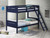 Littleton Twin over Twin Bunk Bed Blue