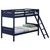 Littleton Twin over Twin Bunk Bed Blue