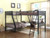 Meyers 2 Piece Set (Twin Over Full Bunk Bed and Loft Add-On) Black