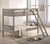 Ryder Twin over Twin Bunk Bed Gray