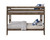 Wrangle Hill Twin over Twin Bunk Bed Brown