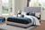 Boyd Upholstered Bed Full Light Gray