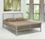 Cooper Metal Bed Full Bed Pearl Silver