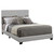 Dorian Upholstered Bed Full Gray