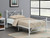 Hart Metal Full Platform Bed White