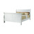 Louis Philippe Full Bed White