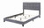 Mapes Upholstered Bed Full Light Gray