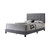 Mapes Upholstered Bed Full Light Gray