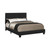 Mauve Upholstered Bed Full Black