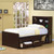 Phoenix Full Panel Bed Wood Brown