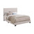 Boyd Upholstered Bed Twin Beige