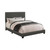 Boyd Upholstered Bed Twin Gray