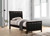 Carlton Twin Bed Black And Brown