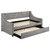 Chatsboro Twin Upholstered Day Bed With Trundle Gray