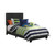 Dorian Upholstered Bed Twin Black