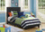 Dorian Upholstered Bed Twin Black