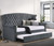 Scarlett Twin Daybed with Trundle Gray