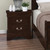 Louis Philippe Nightstand Brown