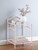 Massi 1-Shelf Nightstand With Glass Top Pink