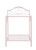 Massi 1-Shelf Nightstand With Glass Top Pink